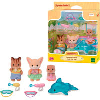 Sylvanian Families - Erlebniskindergarten Freunde "Poolspaß", Konstruktionsspielzeug