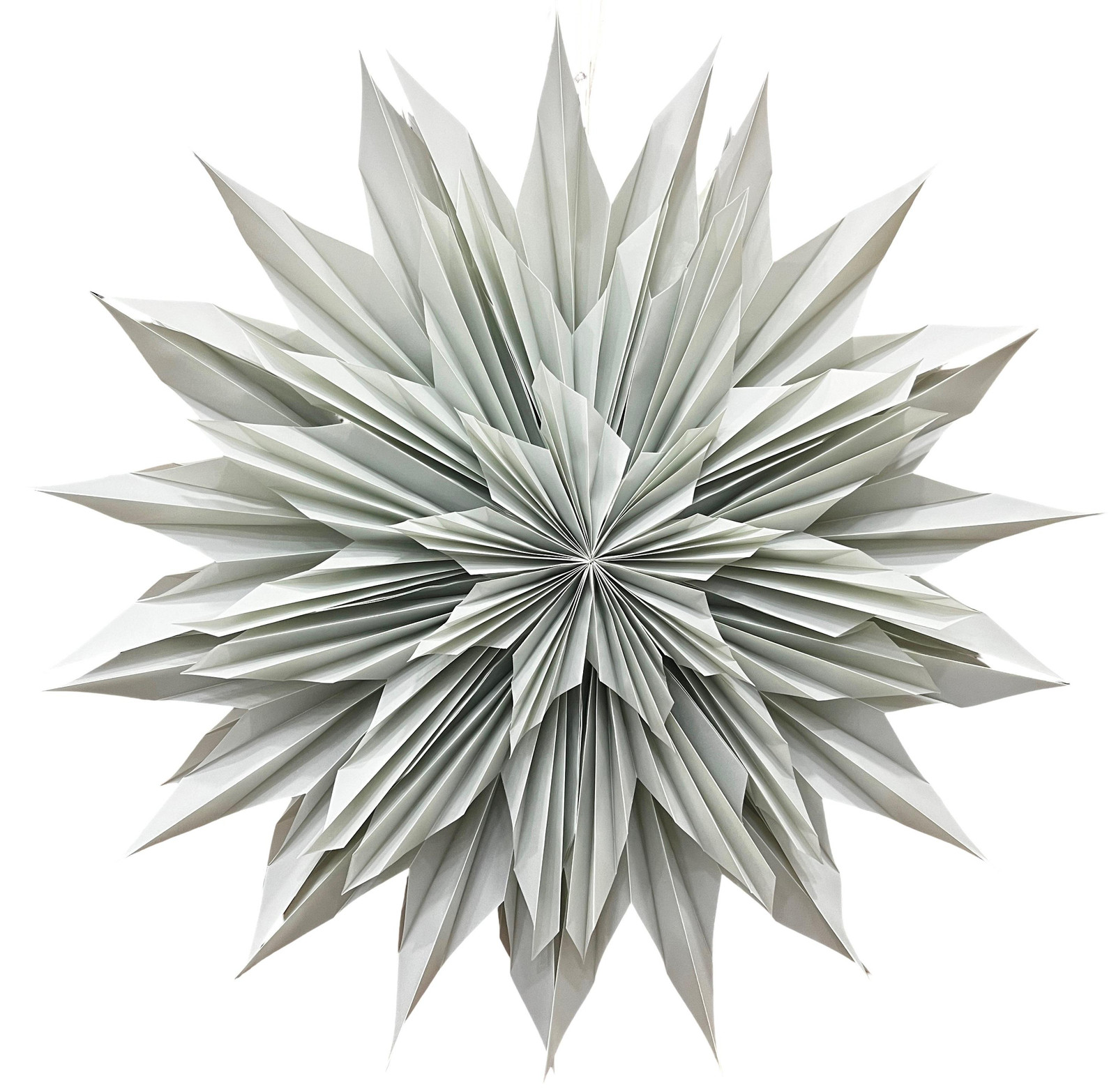 Only Natural Lampenkap van papier - Mintgroen - 60 cm