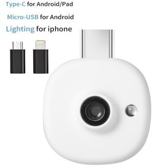 Fusion Finds Smart UV Camera For Phone Sunscreen Tester & Skin Analysis Camera For IPhone And Android for All Model Phone