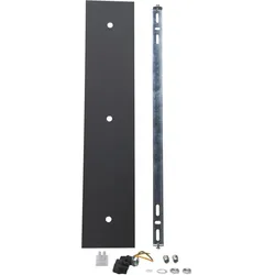 Kopp 341805017 Metall-Deckenbaldachin, rechteckig, 470x95x25mm, Farbe: schwarz