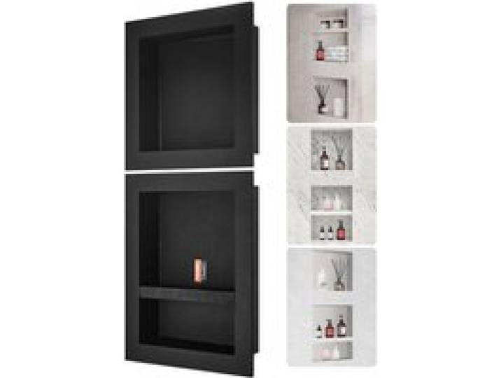VEVOR Wandnische 10x40,64x101,6cm Duschnische Nische Befliesbar Dreilagig Wasserdicht Nischeneinbau Rückwandmaterial (XPS, Holz, Zement) Geeignet für Badezimmer Schlafzimmer Arbeitszimmer
