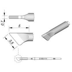 JBC Tools C115212 Lötspitze Klingenform, schräg Inhalt 1 St.