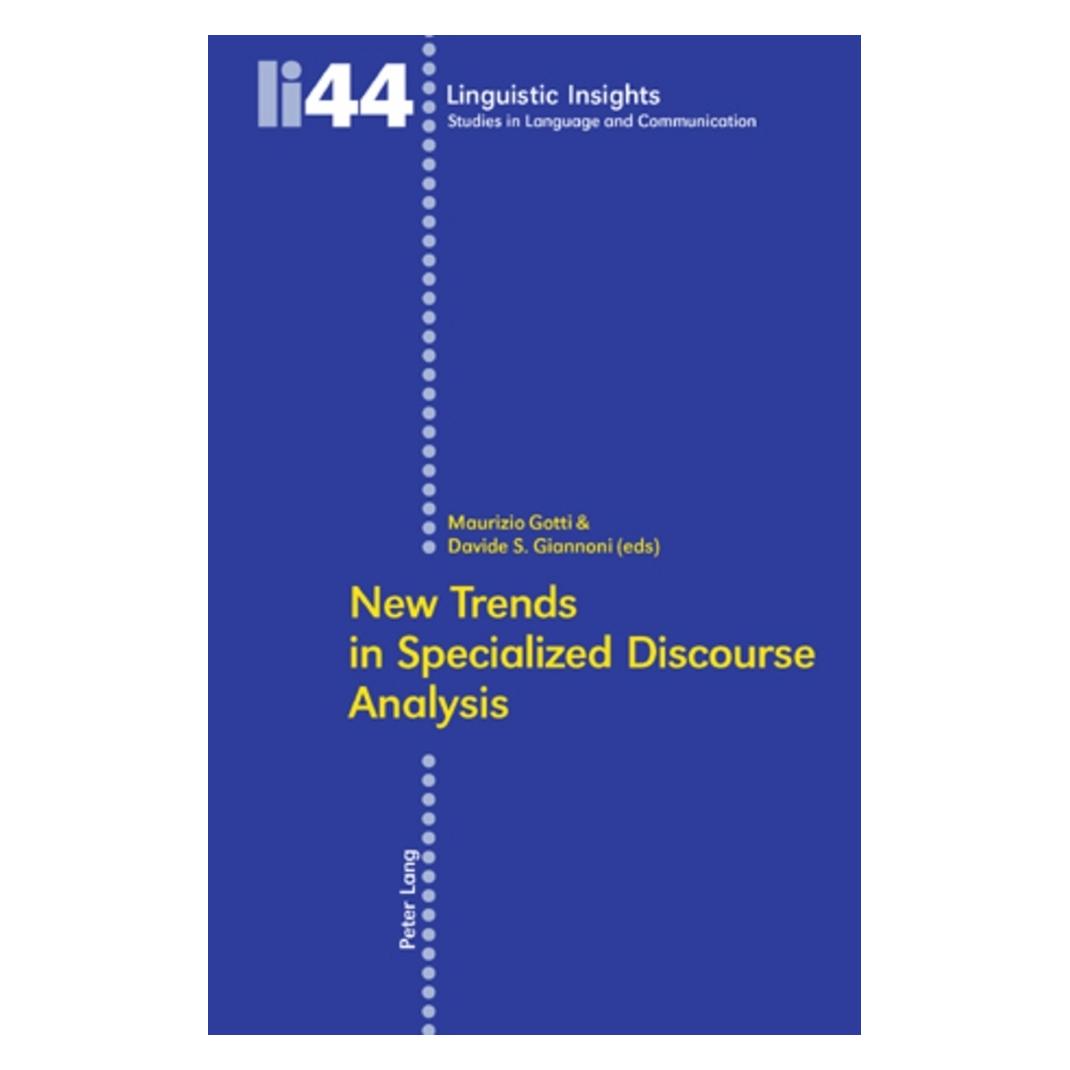 Peter Lang New Trends in Specialized Discourse Analysis (Englisch, Softcover, Davide Simone Giannoni, Maurizio Gotti) (56029741)