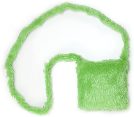 buttinette Tasche "Plüsch", grün