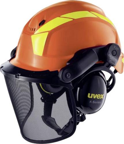 Uvex 9772 9774237 Forstschutzhelm Orange