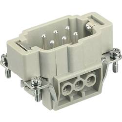 HARTING 09330062601 Stifteinsatz Han® E 6 + PE Schrauben 1 St.