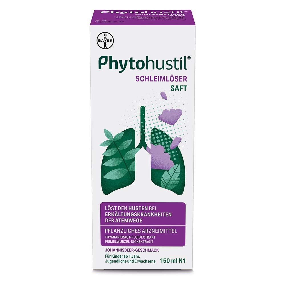 Phytohustil Schleimlöser Saft 150 ml Flüssigkeit zum Einnehmen