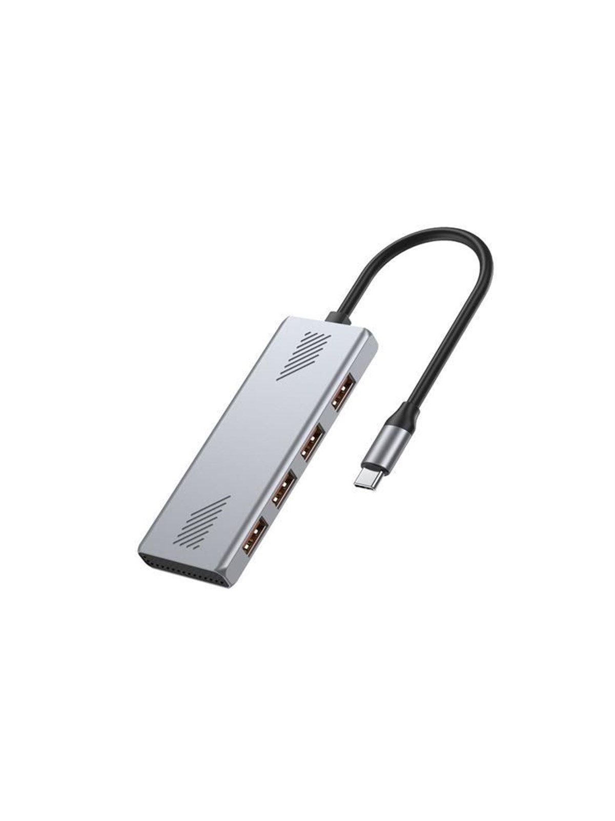 Gembird 4-port USB 3.2 (Gen 2) Type-C hub USB-Hubs - USB 3.2 - 4 - Grau