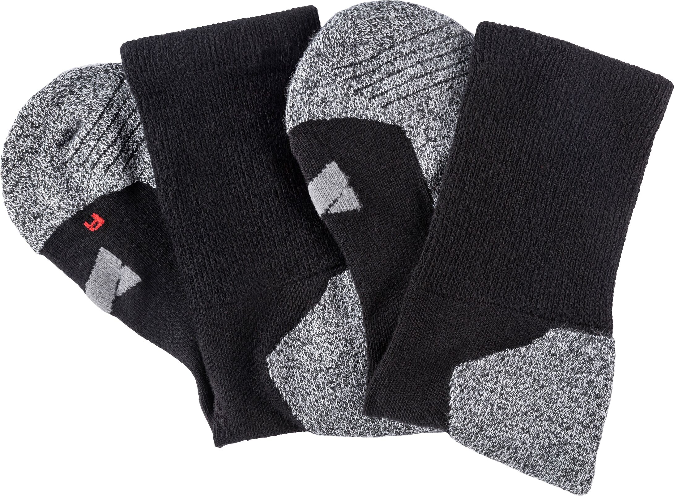 Wandersocken XTREME SOCKSWEAR, Damen, Gr. 39 (41), bunt (schwarz multi), Materialmix, normal, Socken Wandersocken, Gepolsterte Unisex Wander-/ Sport- und Funktionssocken
