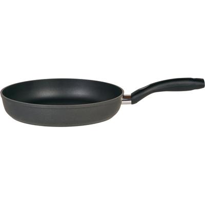 Bratpfanne GSW "Rustikal Countrystyle", schwarz, H:5,6cm Ø:28cm, Pfannen, Bratpfanne, langlebige Antihaft-Versiegelung und Designergriff, Induktion