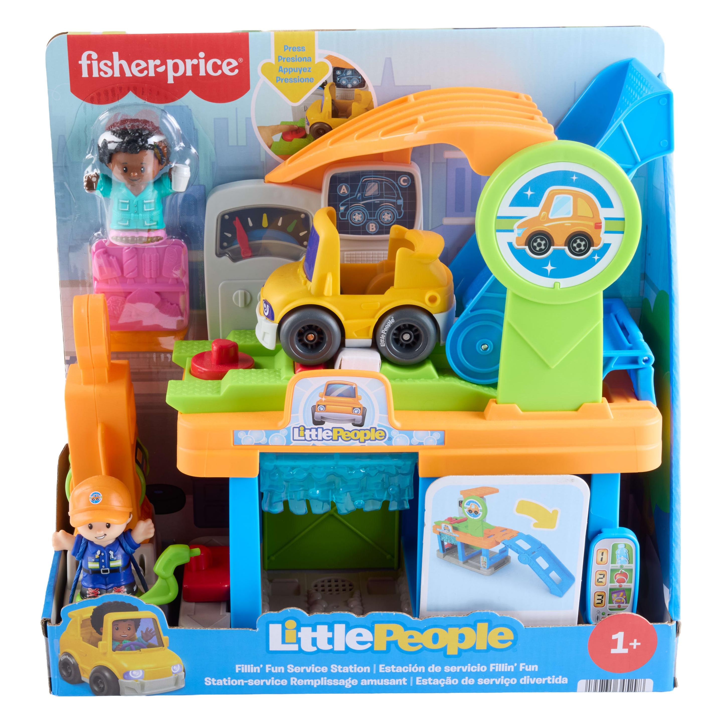 Fisher-Price Little People Let's Go Service Station Playset (JJY97)