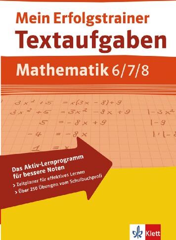 Hans Bergmann - Mein Erfolgstrainer. Textaufgaben Mathematik 6.-8. Klasse - Preis vom 09.10.2026 07:28:09 h
