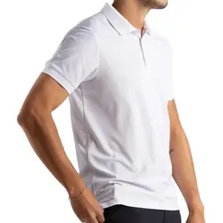 Cross Brian Pique Herren Golf Polo weiss