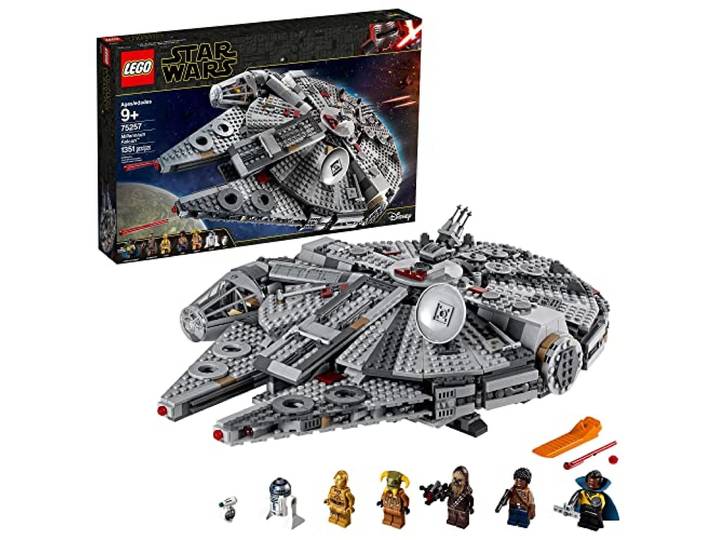 LEGO Star Wars 75257 Millennium Falcon Bauspielzeug-Set für Kinder, Jungen und Mädchen ab 9 Jahren, 1353 Teile