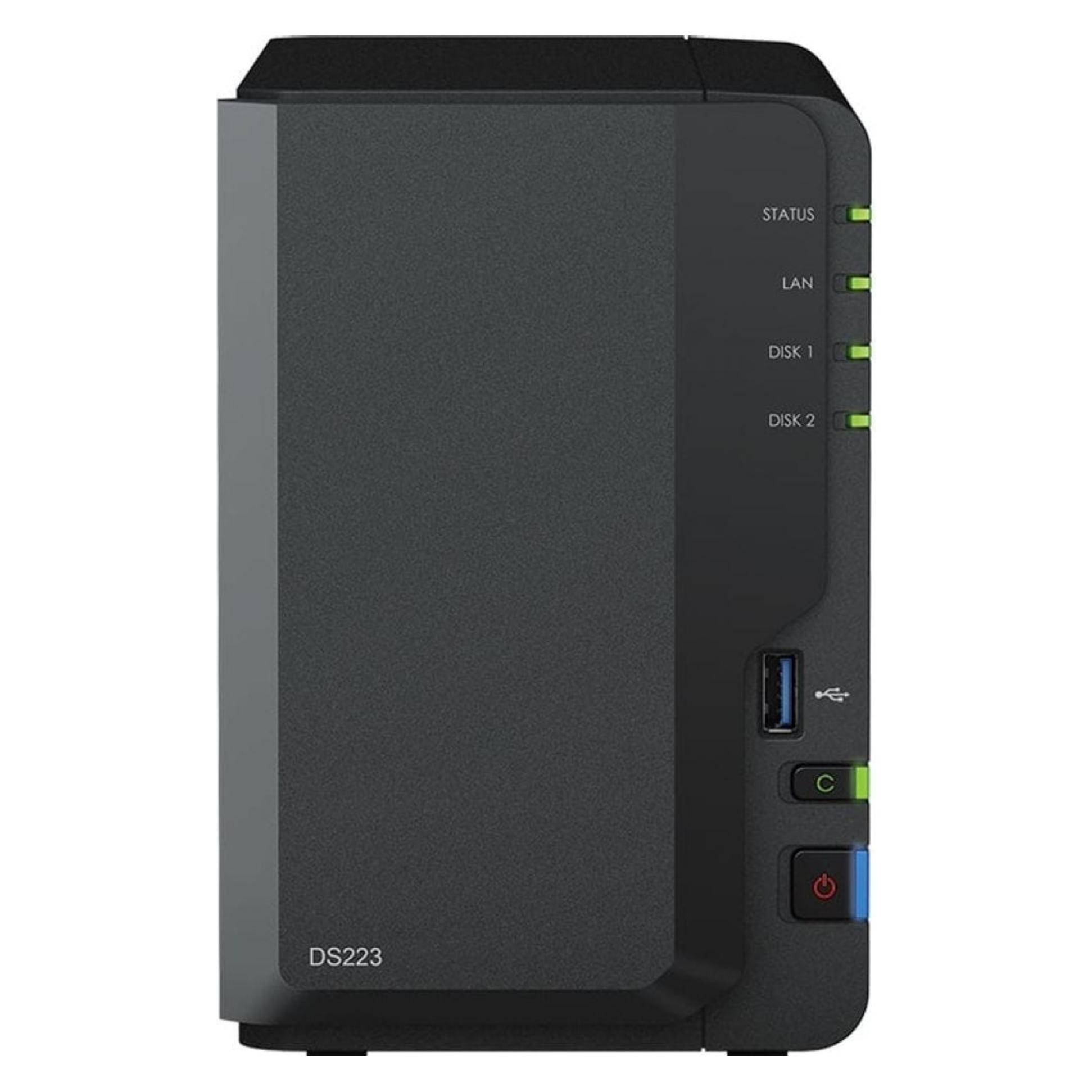 Synology DS223 2Bay 8TB NAS met 2x 4TB HAT3300-4T HDD (2 x 4 TB, Synology HAT 33xx) (DS223-24SYN)