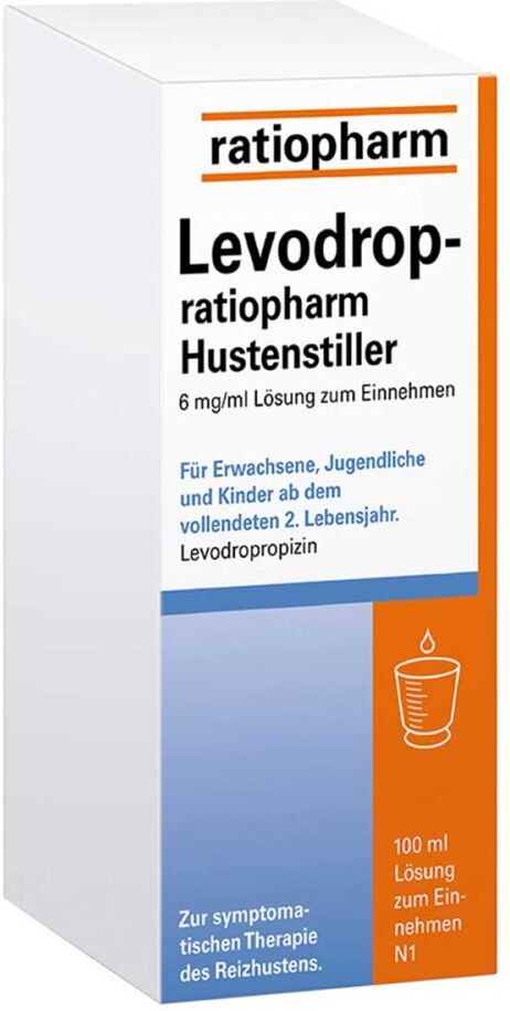 Levodrop-ratiopharm Hustenstiller 6 mg/ml Lösung