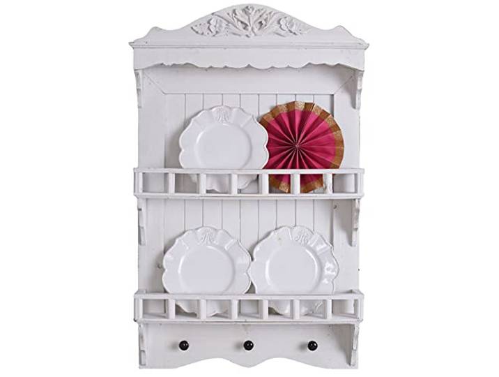 Tellerboard Shabby Chic Wandregal Holzregal Wandboard Hängeregal Antikstil mxa068 Palazzo Exklusiv