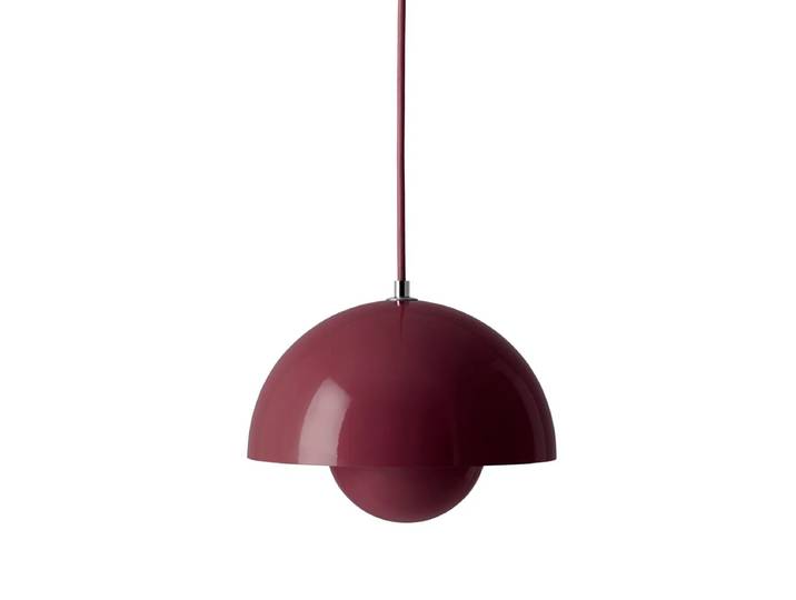 &Tradition - FlowerPot Pendelleuchte VP1, dunkle pflaume