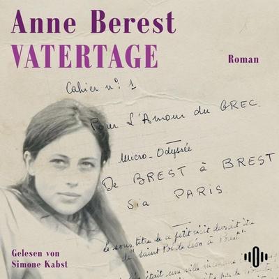 Vatertage - Anne Berest, Audio, 9783844945058