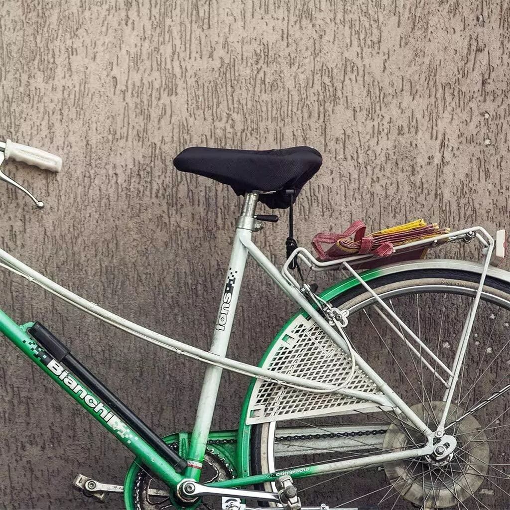 INF Housse de selle imperméable pour vélo Noir