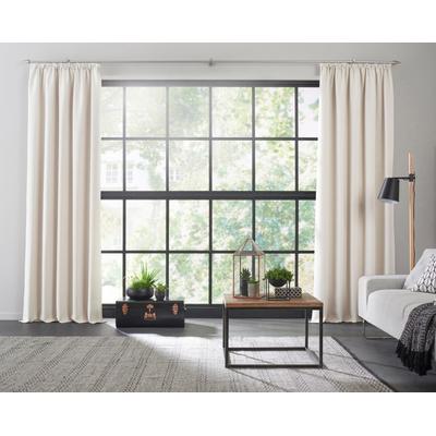 Vorhang WIRTH "Dim out, 1 Stück, nach Maß, verdunkelnd", beige, B:142cm H:265cm, Polyester, Gardinen, nach Maß