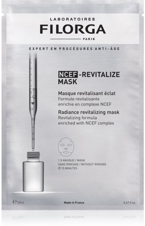 FILORGA NCEF -REVITALIZE SHEET MASK Revitalisierende Maske zur Verjüngung der Gesichtshaut 20 ml