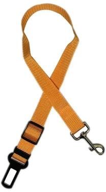 Useful Little Things Universal Adjustable Car Safety Seatbelt Tether For Dogs And Cats yellow