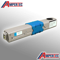 Ampertec Toner ersetzt Oki 44973535 cyan LT2239C/AM