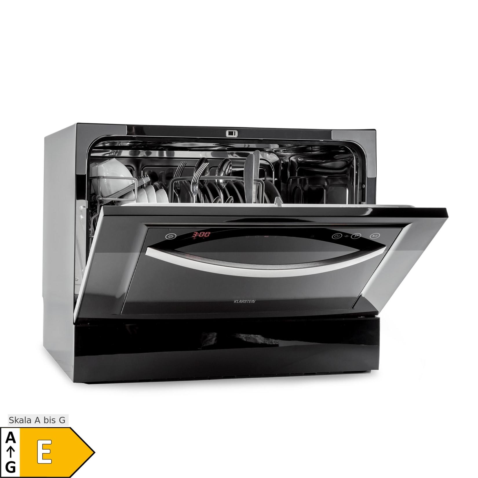 Havasia UV 6 Luminance Geschirrspüler UV Glasfront freistehend 1380W Schwarz
