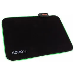 Akasa Soho RS RGB Mauspad (S), Mausmatte, Schwarz