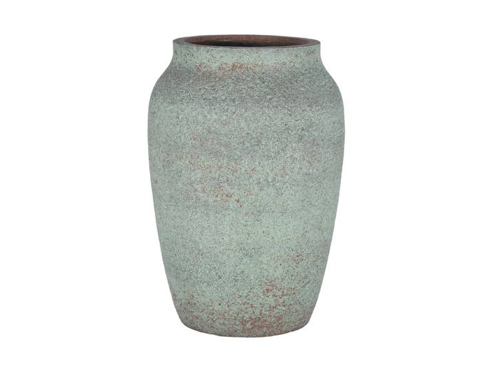 Hochwertiger In-/Outdoor Blumentopf „Mediterranean Hera“ Rustic Green Pottery Pots