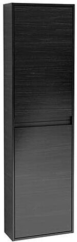 Villeroy und Boch Villeroy & Boch Antheus Hochschrank B06800PW Black Ash, 48x170x20cm, Anschlag links