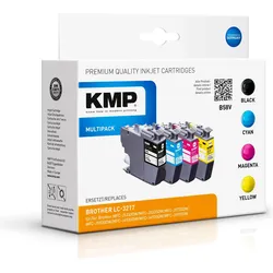 KMP, Druckerpatrone, Tinte ersetzt LC3217VALDR (BK, C, M, Y)