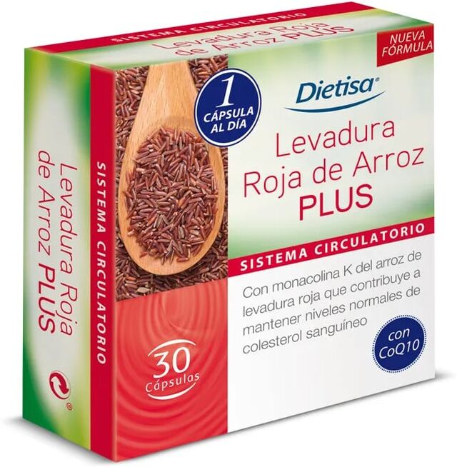 Dielisa LEVADURA ROJA DE ARROZ PLUS 30 Caps