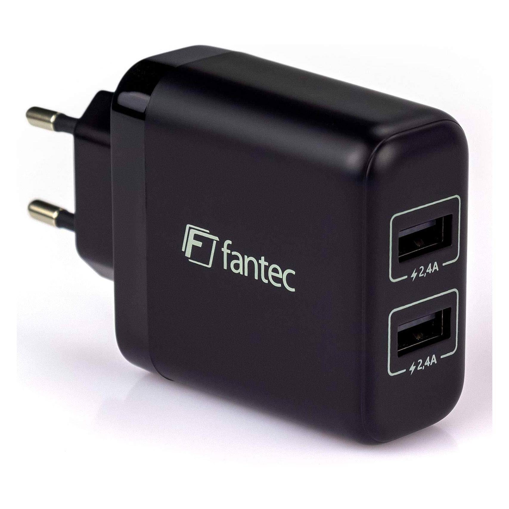 Fantec SC-A224 Netzteil (24 W, 2 Ports) (2478)