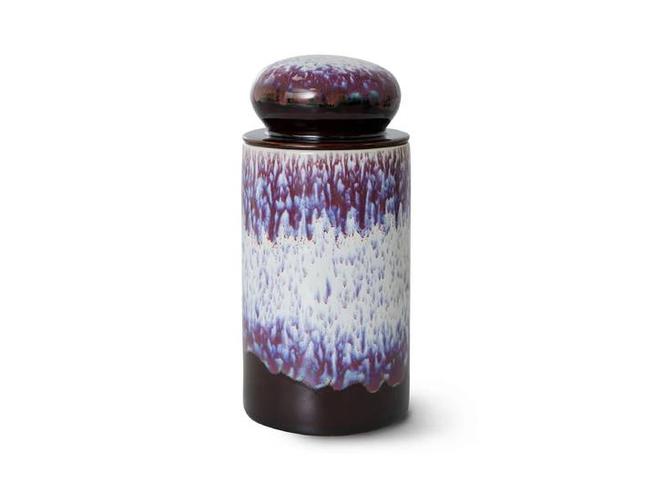 HKliving - 70's Aufbewahrungsdose, 1 l, yeti