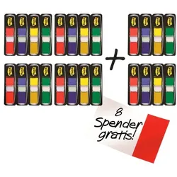 Post-it Index Haftnotizblock »Index Mini« 43,2 x 11,9 mm transparent, 4.32x1.19 cm