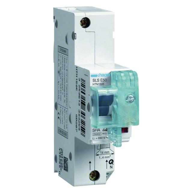 Hager HAG HTN150E SLS-Schalter 50A für Hutschiene (HTN150E)