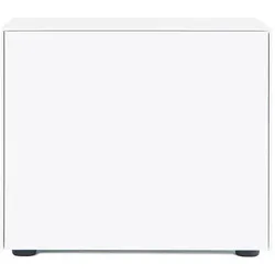 Container Connect MDF weiß matt lackiert H 52 cm 1 Tür (Türanschlag links) 60x52x48