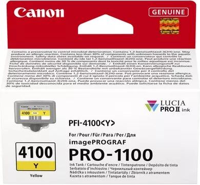 Canon PFI-4100 LUCIA PRO II Ink Cartridge 80ml - Yellow