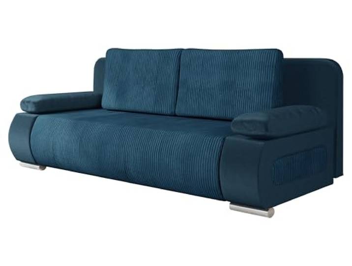 Mirjan24 Schlafsofa Emma Cord, Sofa mit Bettkasten und Schlaffunktion freistehendes Bettsofa Couchgarnitur Schlafcouch (Kronos 05 + Poso 05)