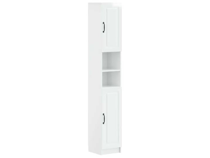 UTRECHT Badezimmerschrank-Set, 3-teilig, Engineering-Holz, Hochschrank Reversible Tür, offenes Regal, feuchtigkeitsbeständig, Montage erforderlich, schlankes Design, UTRECHT