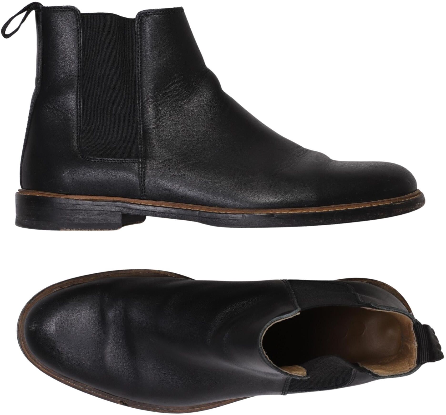 COS Herren Stiefel, Schwarz, Gr. EU 41, kein / Etikett - Second Hand