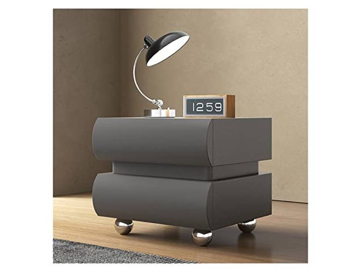 YCCHAH Bett mit Stauraum Nachttisch im nordischen Stil, einfacher, moderner, Schlafzimmer, Rockboard, Arbeitsplatte, kreativer Aufbewahrungsschrank Desktop(E,40 * 40 * 50cm)