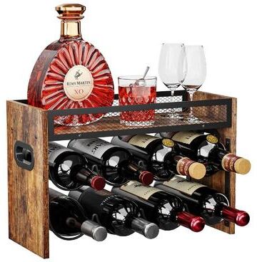 No "Wine Rack - 11.8""D x 7.4""W x 17.4""H"