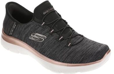 Skechers Sport Slip-ins: Summits-Millionaire - Womens 6 Black Sneaker Medium