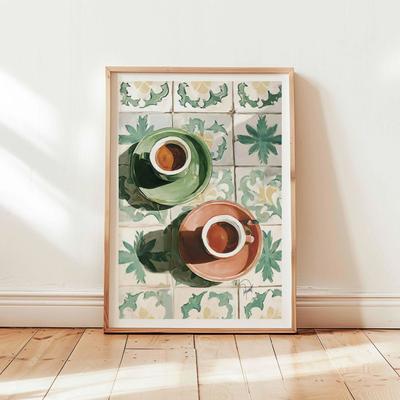 Uplift Picks Minimalist Coffee Wall Art Retro Kitchen Poster For Coffee Lovers 14 50x75 Cm