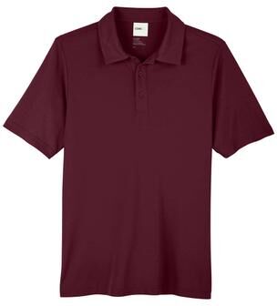 CORE365 CE112 Men's Fusion ChromaSoft Pique Polo Shirt in Burgundy size 3XL   Polyester