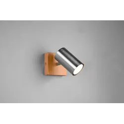 Trio 812400107 Decken- oder Wand-Spotleuchte-Marley 1x35w | GU10 - Matt-Nickel