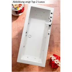 Ottofond Whirlpool Rechteckbadewanne Cubic - Baden